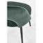 Židle K384 látka velvet/kov tmavě zelená,8