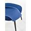 Židle K384 látka velvet/kov tmavě modráowy,8