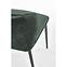 Židle K399 látka velvet/kov tmavě zelená,7