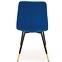 Židle K438 látka velvet/kov tmavě modráowy,5