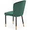 Židle K446 látka velvet/kov tmavě zelená,8