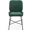 Židle K454 látka velvet/kov tmavě zelená,10
