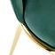 Židle K460 látka velvet/chrom tmavě zelená,10