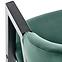 Židle K473 látka velvet/kov tmavě zelená,8
