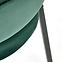 Židle K473 látka velvet/kov tmavě zelená,9