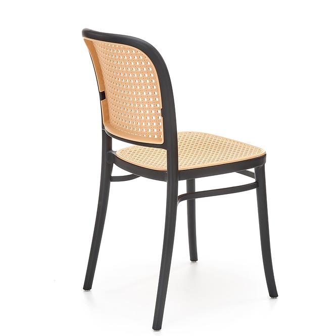 Židle K483 polypropylen natural/černá