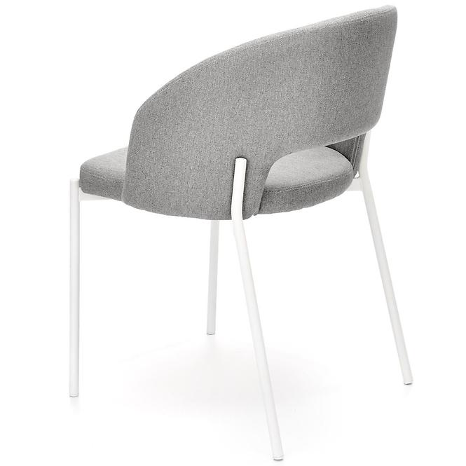 Židle K486 tkanina/kov popelavě šedá