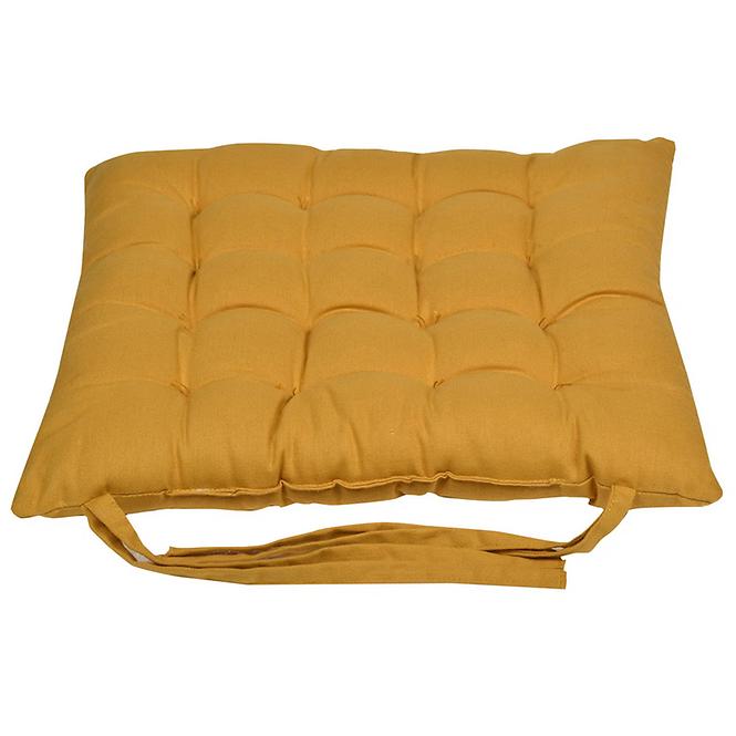 Polštář na židli Sara 40x40 žlutá