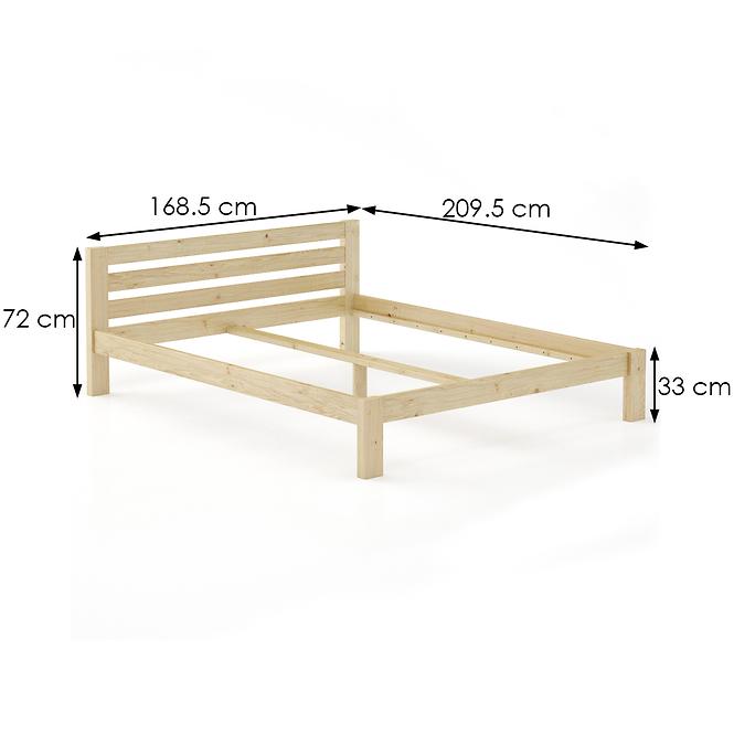 Postel borovicová LK105–160x200 přírodní,3