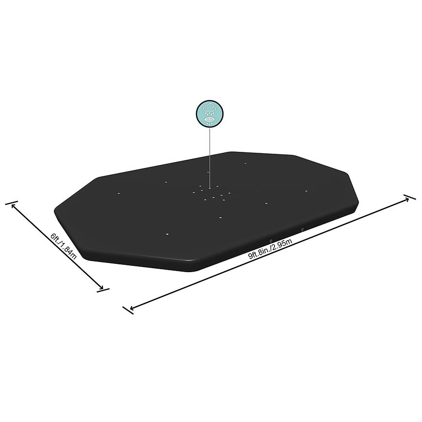 Plachta krycí pre oval bazen 3,05x2,0 m 58424