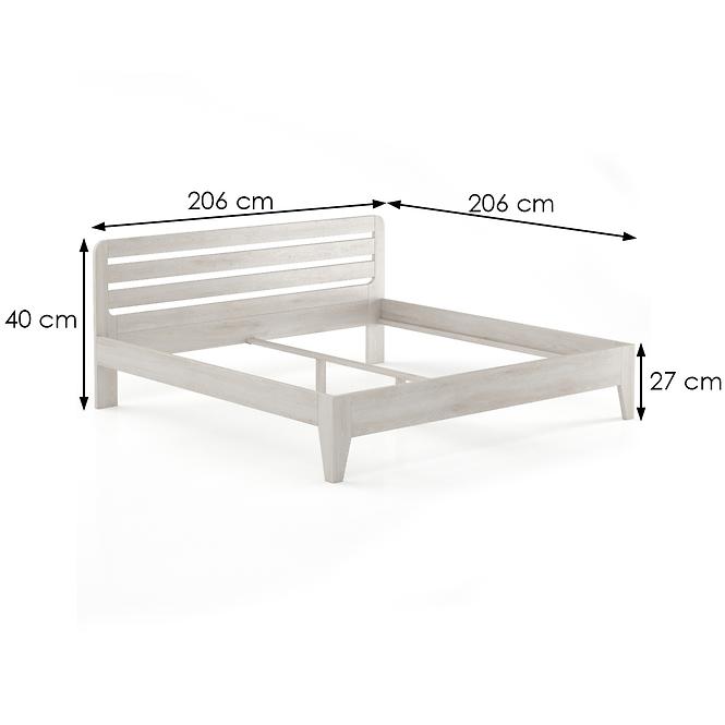 Postel Buk Lk189–200x200 bělené,3