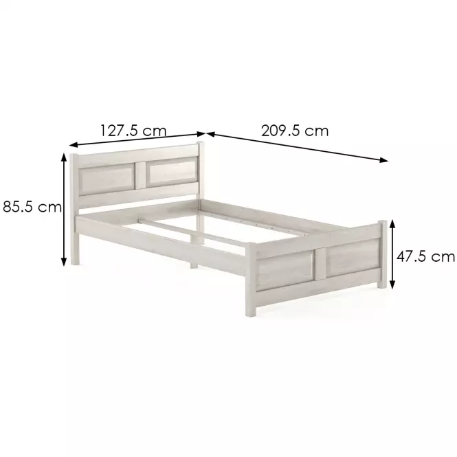 Postel Buk Lk109–120x200 grey