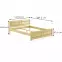 Postel Buk Lk109–160x200 přírodní,3
