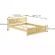 Postel Buk Lk109–160x200 rustikal,3
