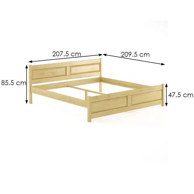 Postel Buk Lk109–200x200 přírodní