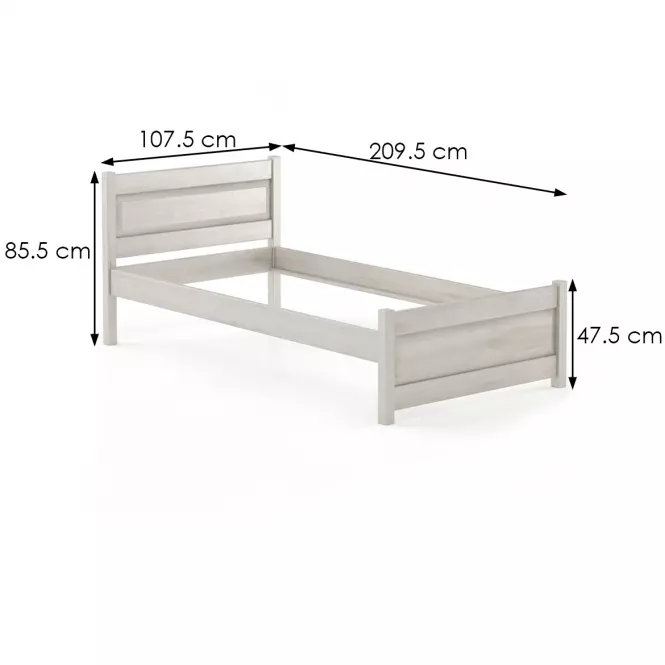 Postel Buk Lk120–100x200 grey
