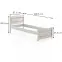 Postel Buk Lk120–80x200 grey,3