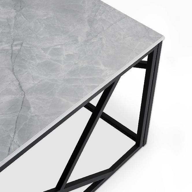 Konferenční stolek Universe 2 popelavě šedá mramor