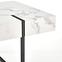 Konferenční stolek Blanca bílá mramor/černá,5