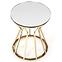 Konferenční stolek Afina S zrcadlo/zlatá,3