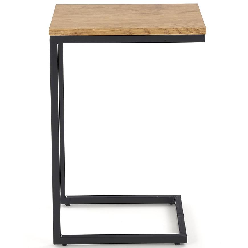 Konferenční stolek Nisa dub zlatá/černá Obrázek