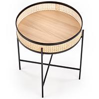 Konferenční stolek Lanipa přírodní/černá