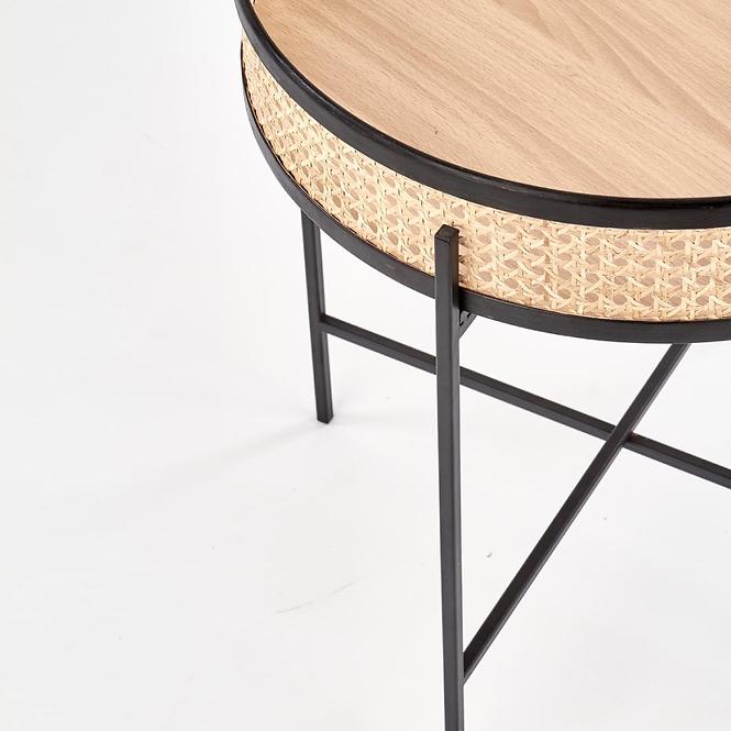 Konferenční stolek Lanipa přírodní/černá ,7