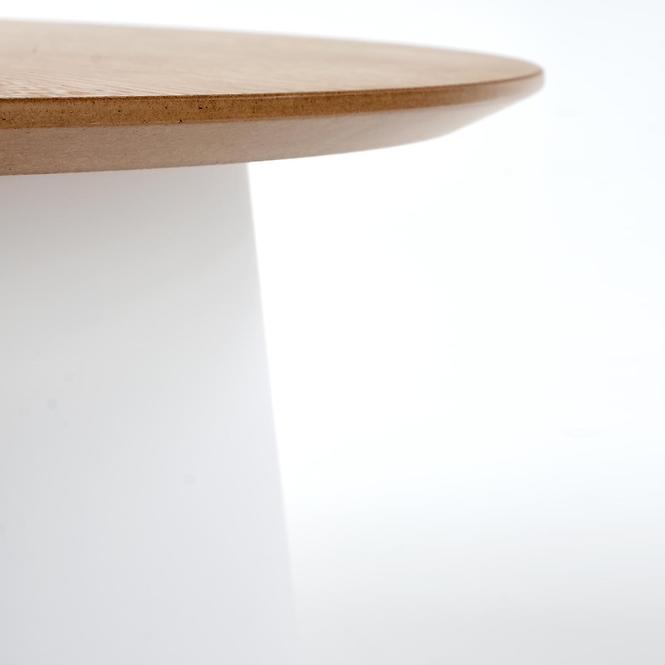 Konferenční stolek Azzura přírodní/bílá,6