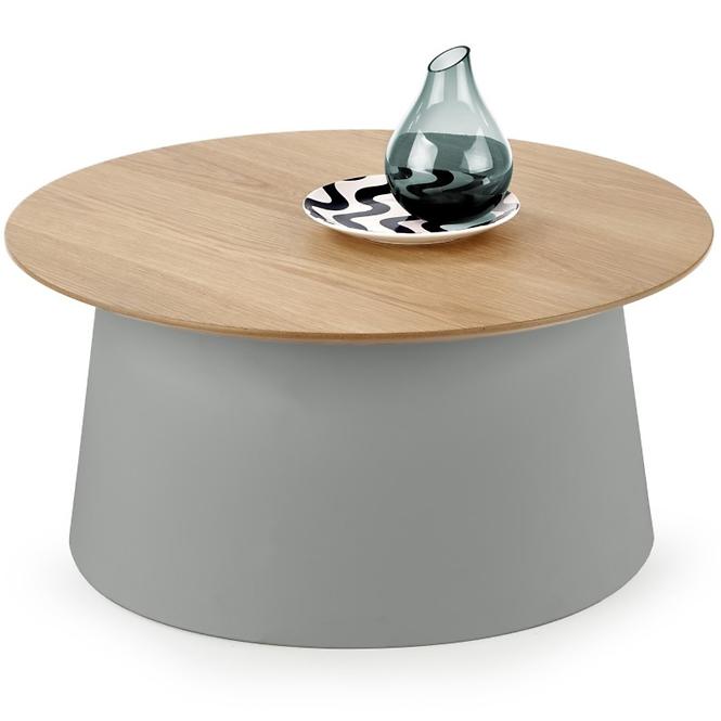 Konferenční stolek Azzura přírodní/popelavě šedá