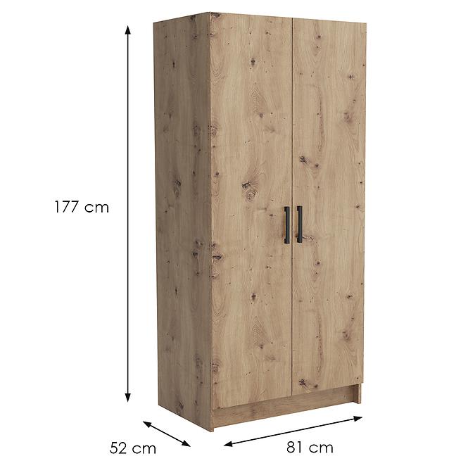 Šatní skříň Pino 2 Artisan,2