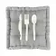 Podsedák na židli MODERN šedý 42x42+8