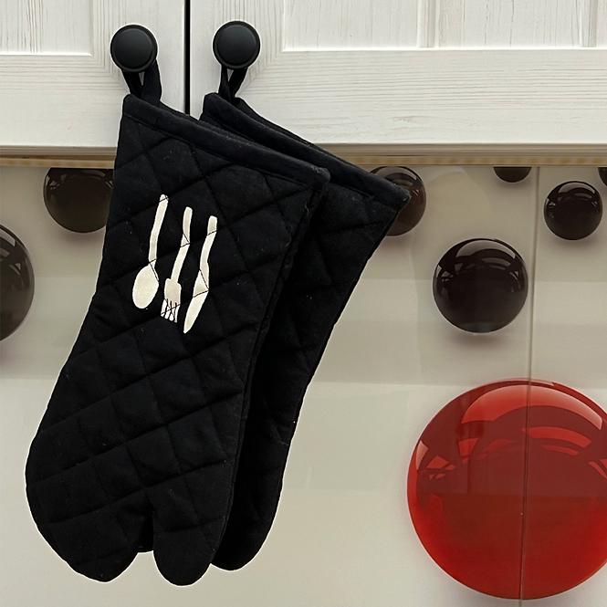 Kuchyňská rukavice MODERN černá