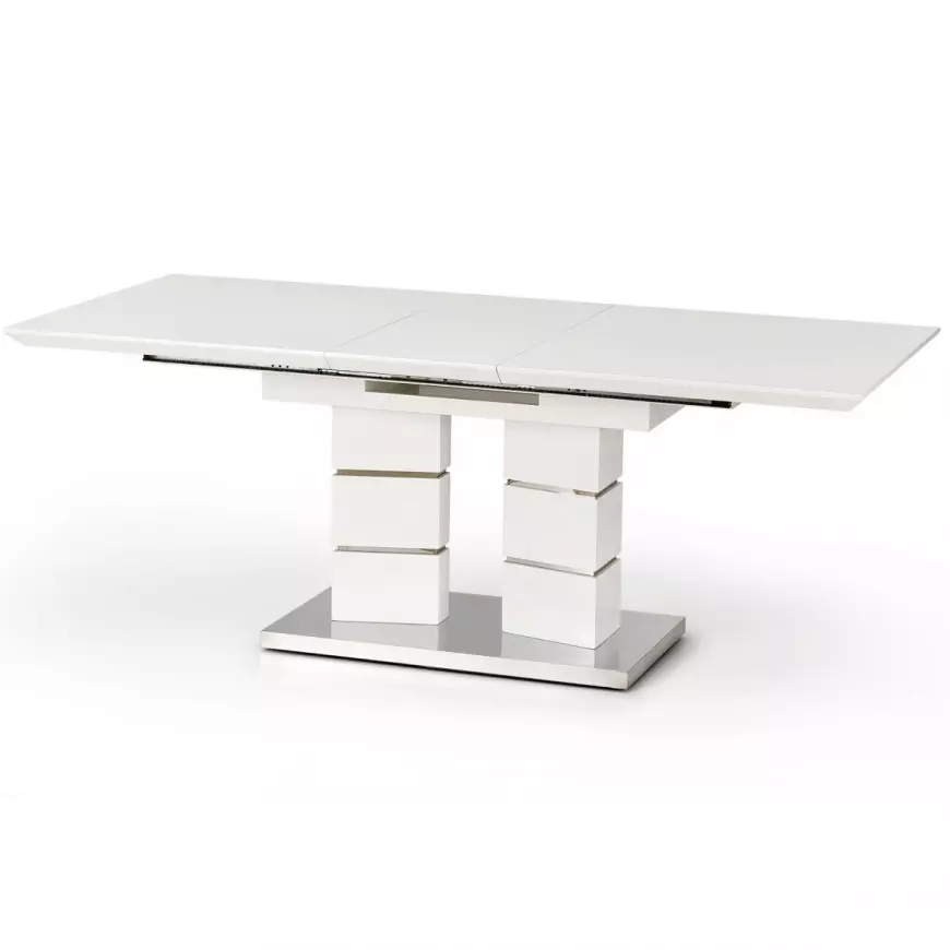 Stùl Lord 160/200 Mdf/Ocel – Bílý