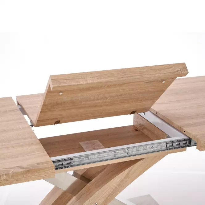 Stùl Sandor 160/220 Mdf/Ocel – Sonoma,5