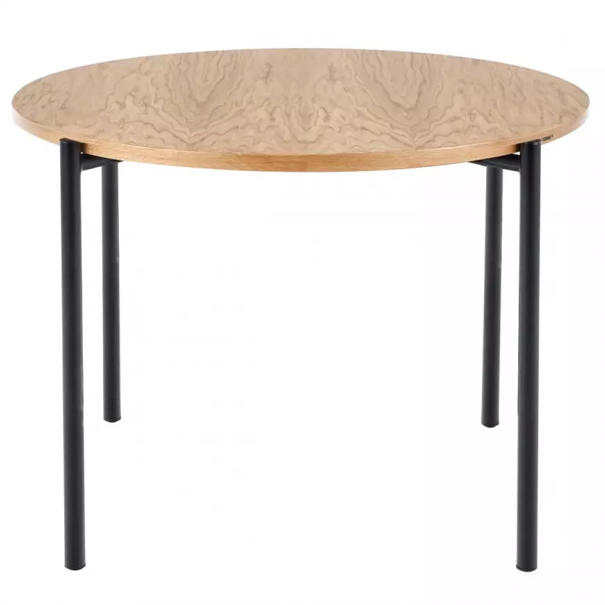 Stùl Morgan 120 Mdf/Ocel – Dub Zlatý/Černá
