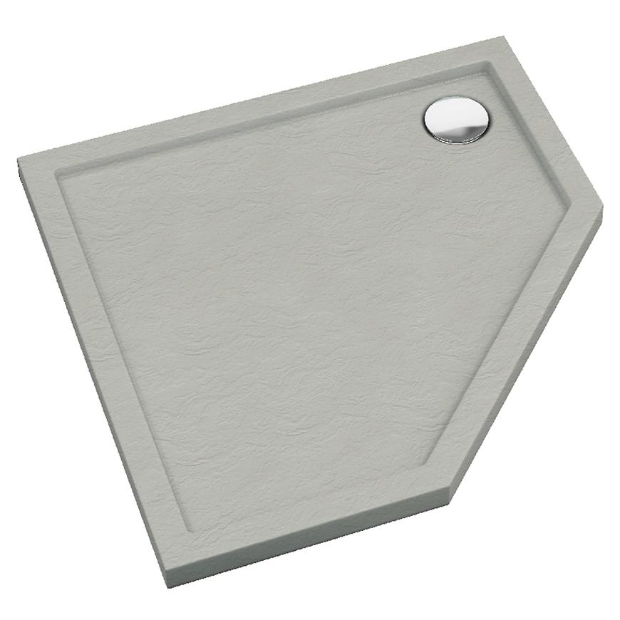 Vanička pětiúhelníkový Caspar New Cement Stone 90x90x5 - 3.2398/CT/ST