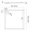 Vanička Kw Caspar New Black Stone 80x80x4,5 3.2330/C/St,2