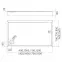 Vanička obdélníková 80x100x12 Espera Plus AQM4636,2