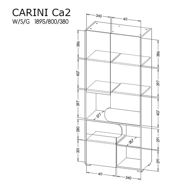 Regál 3d Carini Ca2