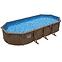 Ocelový bazén Hydrium 610 x 360 x 120 cm, prkno, 561CW,9
