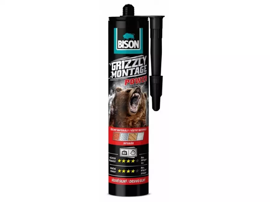 LEPIDLO BISON GRIZZLY MONTAGE POWER WHITE 370 g
