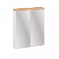 Skříňka se zrcadlem Bafi 60 bílý