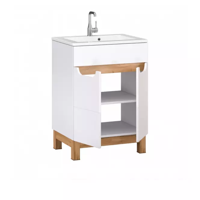 Skříňka Bafi 60 bílý,3