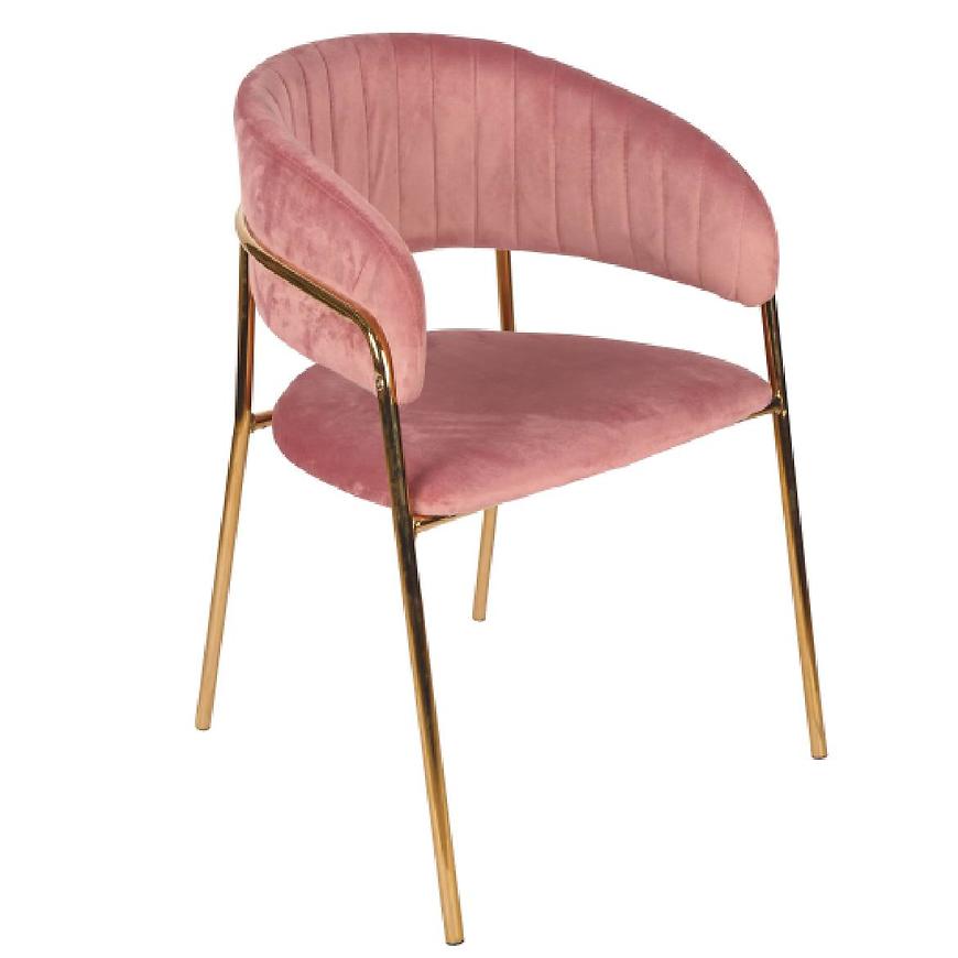 Židle Glamour Růžový