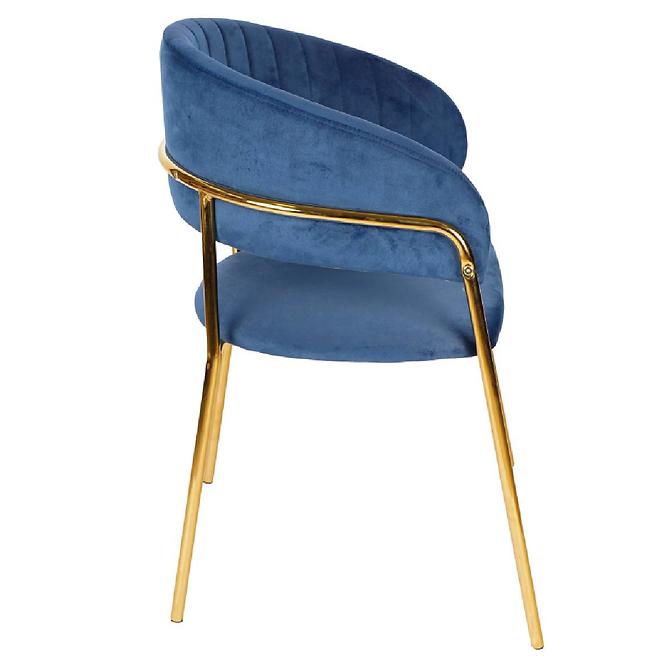 Židle Glamour Námořnická Modrá