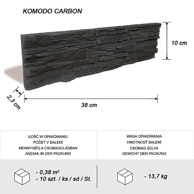 Kámen betonový Komodo Carbon bal=0,38 m2