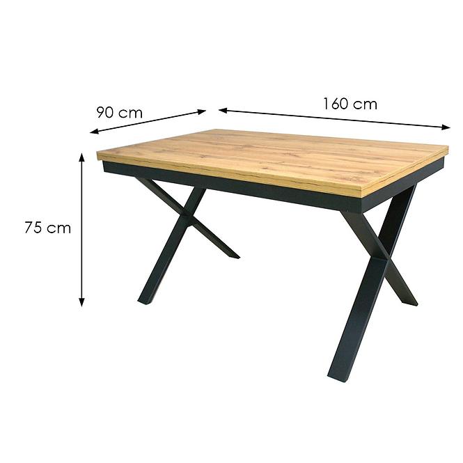 Stůl St-978 160x90+60 dub wotan