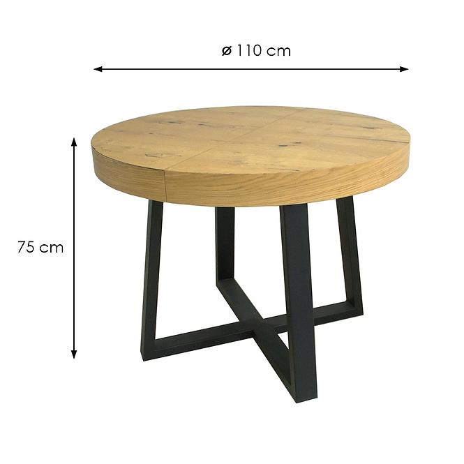Stůl St-971 110+2x50 dub sukatý