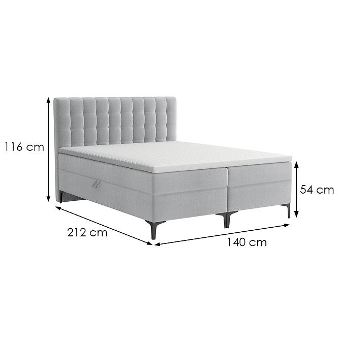 Postel Arles Box Spring 140x200 Monolith 84,4