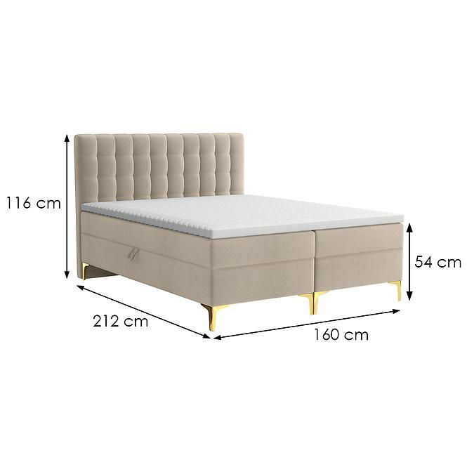Postel Arles Box Spring 160x200 Rico 01,3